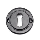 From The Anvil - Round Escutcheon (Art Deco) - Black - 45696 - Choice Handles