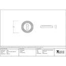 From The Anvil - Round Escutcheon (Beehive) - Black - 45697 - Choice Handles