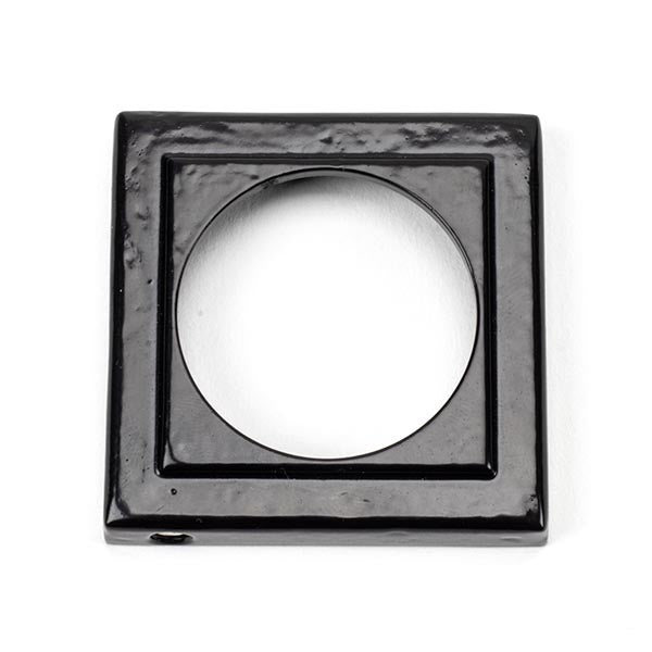 From The Anvil - Round Escutcheon (Square) - Black - 45698 - Choice Handles