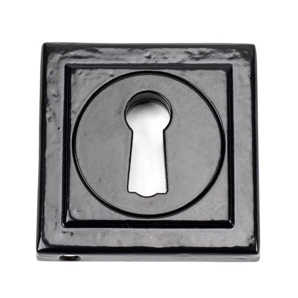 From The Anvil - Round Escutcheon (Square) - Black - 45698 - Choice Handles