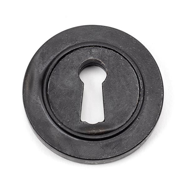 From The Anvil - Round Escutcheon (Plain) - External Beeswax - 45699 - Choice Handles