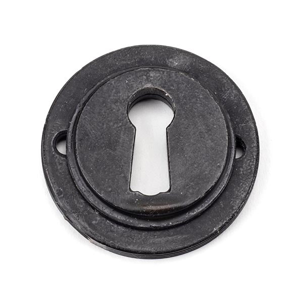 From The Anvil - Round Escutcheon (Art Deco) - External Beeswax - 45700 - Choice Handles