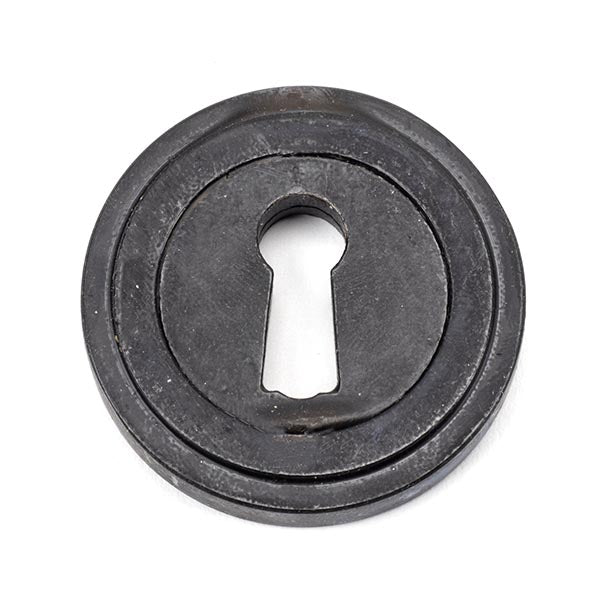 From The Anvil - Round Escutcheon (Art Deco) - External Beeswax - 45700 - Choice Handles