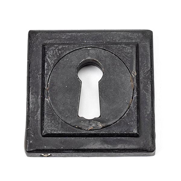 From The Anvil - Round Escutcheon (Square) - External Beeswax - 45702 - Choice Handles