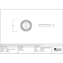 From The Anvil - Escutcheon (Beehive) - Pewter Patina - 45705 - Choice Handles