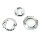 From The Anvil - Round Euro Escutcheon (Beehive) - Polished Chrome - 45713 - Choice Handles