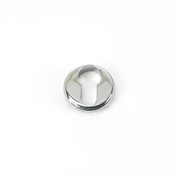 From The Anvil - Round Euro Escutcheon (Square) - Polished Chrome - 45714 - Choice Handles