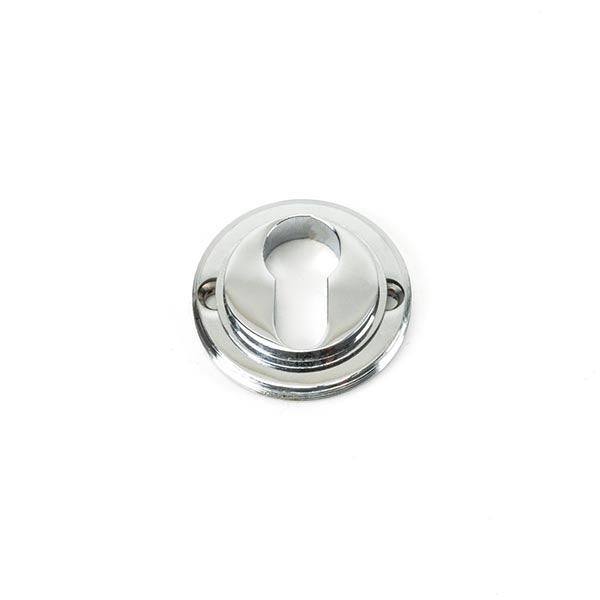 From The Anvil - Round Euro Escutcheon (Square) - Polished Chrome - 45714 - Choice Handles