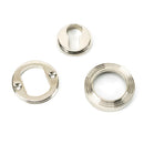 From The Anvil - Round Euro Escutcheon (Beehive) - Polished Nickel - 45717 - Choice Handles