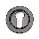 From The Anvil - Euro Escutcheon (Plain) - Black - 45719 - Choice Handles