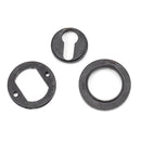 From The Anvil - Round Euro Escutcheon (Plain) - External Beeswax - 45723 - Choice Handles