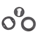 From The Anvil - Round Euro Escutcheon (Art Deco) - External Beeswax - 45724 - Choice Handles