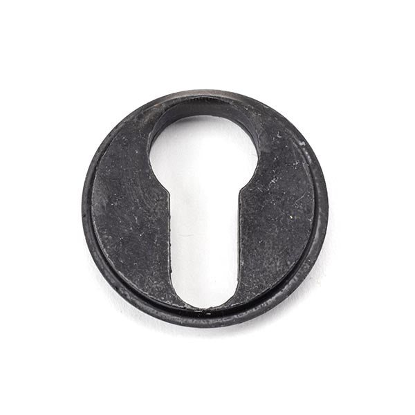 From The Anvil - Round Euro Escutcheon (Art Deco) - External Beeswax - 45724 - Choice Handles