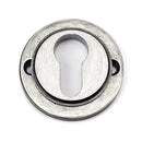 From The Anvil - Round Euro Escutcheon (Beehive) - Pewter Patina - 45729 - Choice Handles