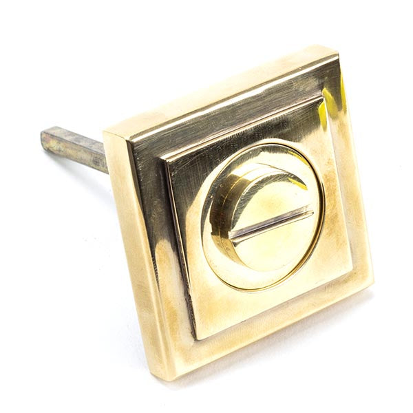 From The Anvil - Round Thumbturn Set (Square) - Aged Brass - 45734 - Choice Handles