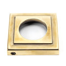 From The Anvil - Round Thumbturn Set (Square) - Aged Brass - 45734 - Choice Handles