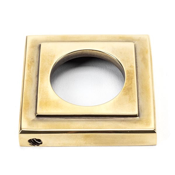From The Anvil - Round Thumbturn Set (Square) - Aged Brass - 45734 - Choice Handles