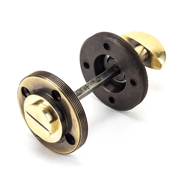 From The Anvil - Round Thumbturn Set (Square) - Aged Brass - 45734 - Choice Handles
