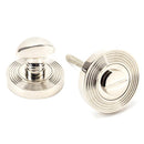 From The Anvil - Round Thumbturn Set (Beehive) - Polished Nickel - 45741 - Choice Handles