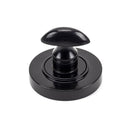From The Anvil - Round Thumbturn Set (Plain) - Black - 45743 - Choice Handles