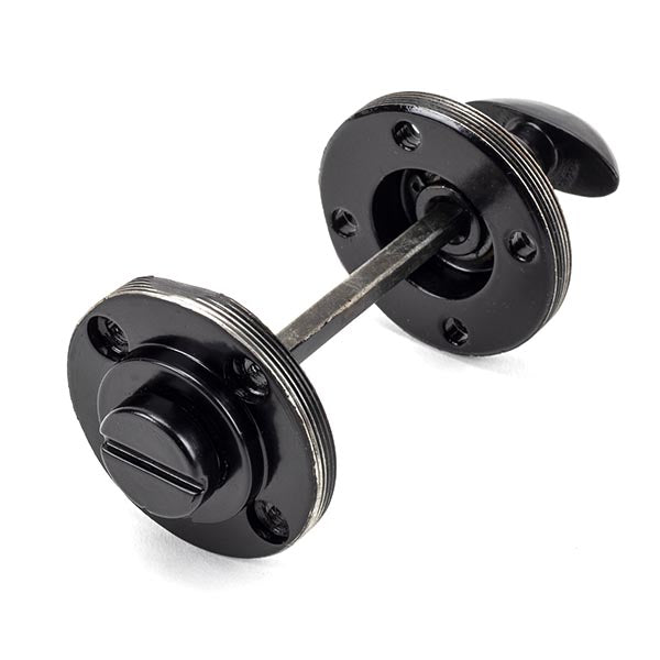 From The Anvil - Round Thumbturn Set (Plain) - Black - 45743 - Choice Handles