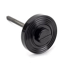 From The Anvil - Round Thumbturn Set (Beehive) - Black - 45745 - Choice Handles