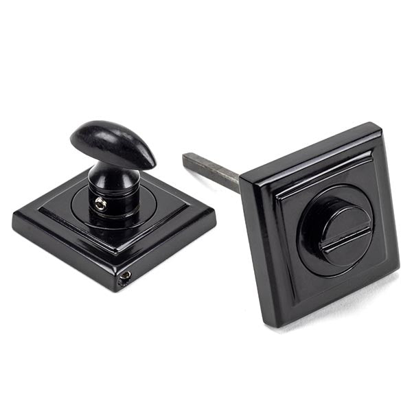 From The Anvil - Round Thumbturn Set (Square) - Black - 45746 - Choice Handles