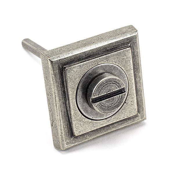 From The Anvil - Thumbturn Set (Square) - Pewter Patina - 45754 - Choice Handles