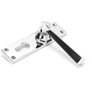 From The Anvil - Straight Lever Euro Lock Set - Polished Chrome - 45762 - Choice Handles