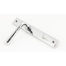From The Anvil - Hammered Newbury Slimline Espag. Lock Set - Polished Chrome - 45772 - Choice Handles