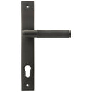 From The Anvil - Brompton Slimline Lever Espag. Lock Set - Aged Bronze - 45775 - Choice Handles