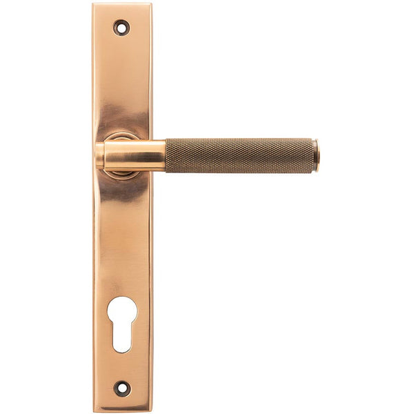 From The Anvil - Brompton Slimline Lever Espag. Lock Set - Polished Bronze - 45776 - Choice Handles