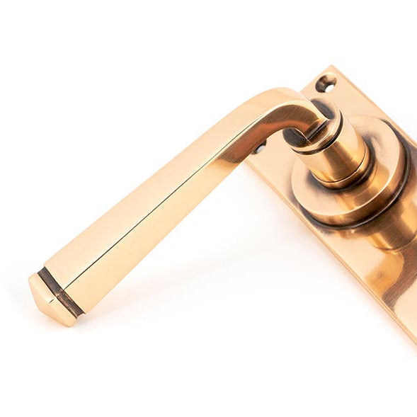 From The Anvil - Avon Lever Lock Set - Polished Bronze - 45787 - Choice Handles