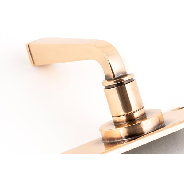 From The Anvil - Avon Lever Lock Set - Polished Bronze - 45787 - Choice Handles