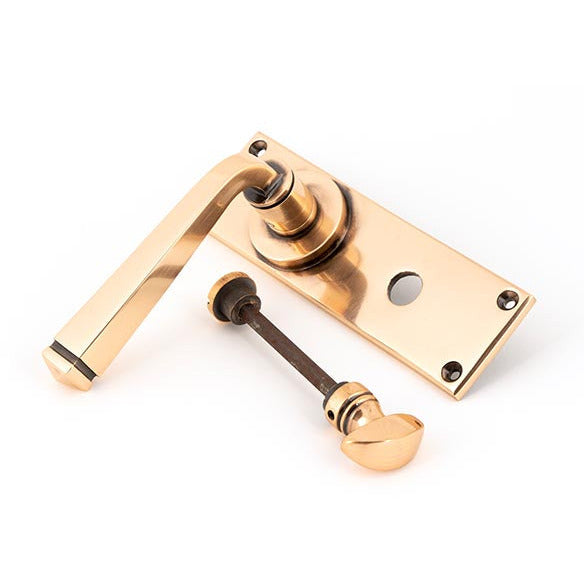 From The Anvil - Avon Lever Bathroom Set - Polished Bronze - 45789 - Choice Handles
