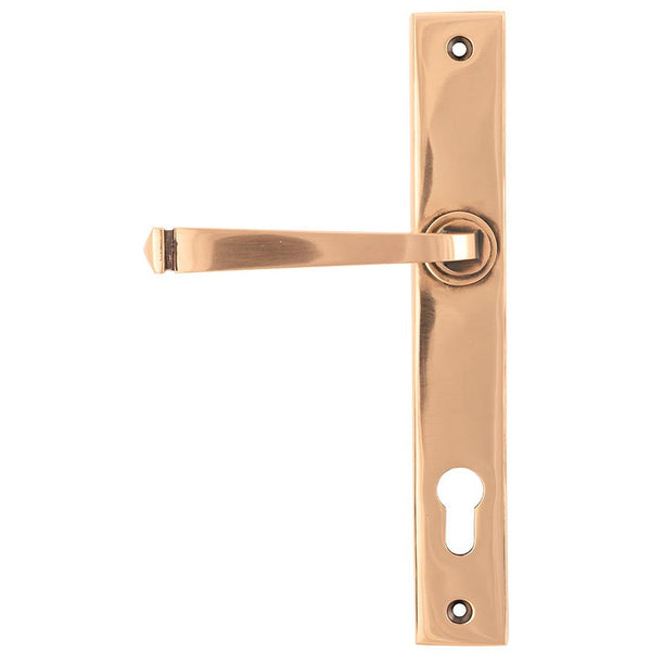 From The Anvil - Avon Slimline Lever Espag. Lock Set - Polished Bronze - 45791 - Choice Handles