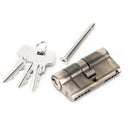 From The Anvil - 30/30 5pin Euro Cylinder KA - Pewter Patina - 45822 - Choice Handles