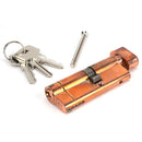 From The Anvil - 35T/45 5pin Euro Cylinder/Thumbturn - Polished Bronze - 45853 - Choice Handles