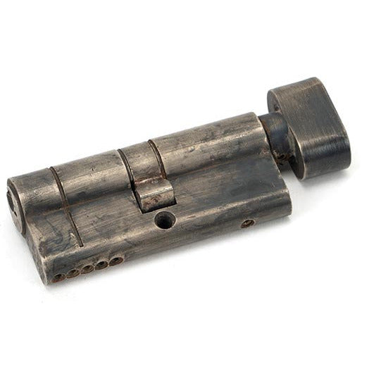From The Anvil - 35/35 5pin Euro Cylinder/Thumbturn KA - Pewter Patina - 45870 - Choice Handles