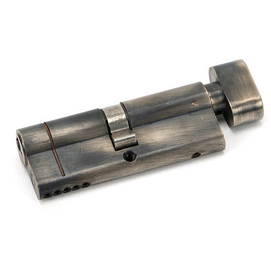From The Anvil - 40/40 5pin Euro Cylinder/Thumbturn KA - Pewter Patina - 45874 - Choice Handles