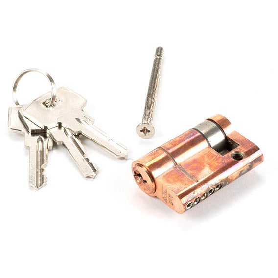 From The Anvil - 35/10 5pin Single Cylinder - Polished Bronze - 45881 - Choice Handles