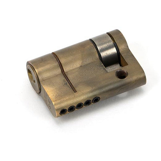 From The Anvil - 35/10 5pin Single Cylinder - Aged Brass - 45883 - Choice Handles