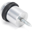 From The Anvil - Satin Chrome Floor Mounted Door Stop - Satin Chrome - 45909 - Choice Handles