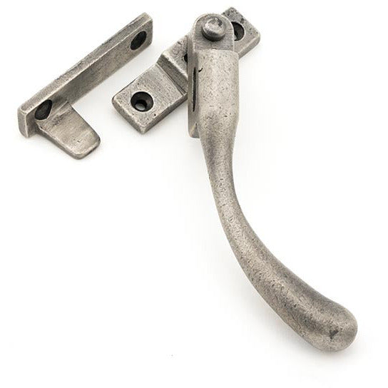 From The Anvil - Night-Vent Locking Peardrop Fastener - RH - Antique Pewter - 45913 - Choice Handles