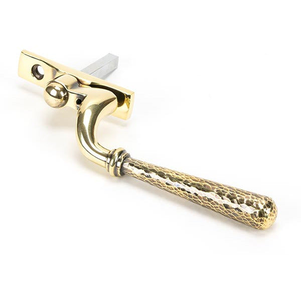 From The Anvil - Hammered Newbury Espag - LH - Aged Brass - 45914 - Choice Handles