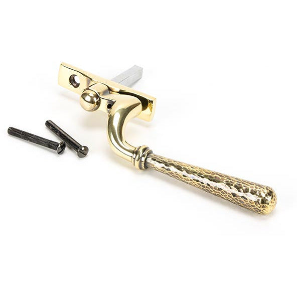 From The Anvil - Hammered Newbury Espag - LH - Aged Brass - 45914 - Choice Handles