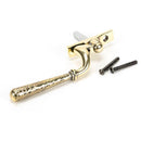 From The Anvil - Hammered Newbury Espag - RH - Aged Brass - 45915 - Choice Handles