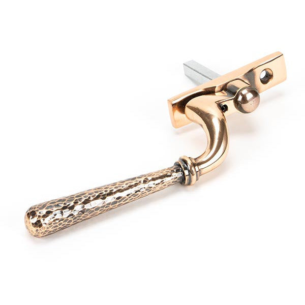 From The Anvil - Hammered Newbury Espag - RH - Polished Bronze - 45923 - Choice Handles