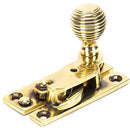 From The Anvil - Beehive Sash Hook Fastener - Aged Brass - 45936 - Choice Handles