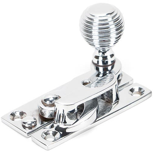 From The Anvil - Beehive Sash Hook Fastener - Polished Chrome - 45938 - Choice Handles